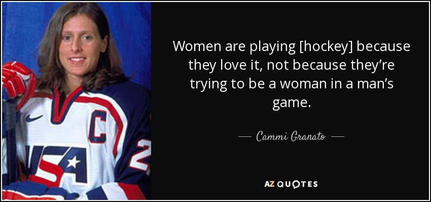 Cammie Granato Working to Grow the Game of Girls Hockey