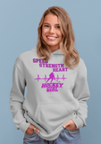 Heart of a Hockey Girl |  Girls Hockey Hoodie