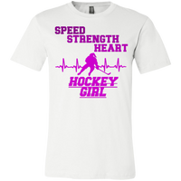 HeartBeat of a Hockey Girl | Girls Hockey T-shirt