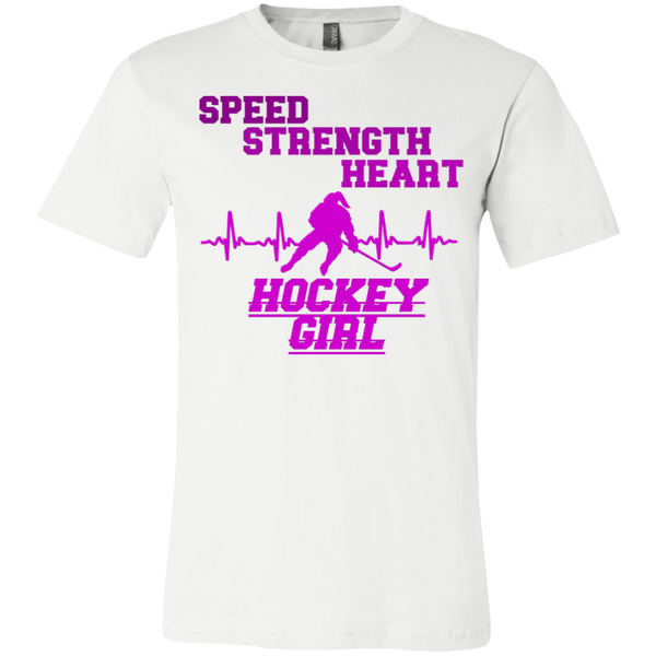 HeartBeat of a Hockey Girl | Girls Hockey T-shirt