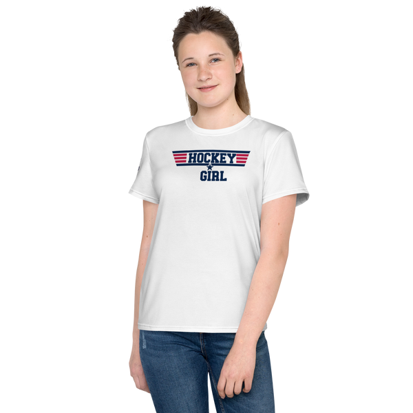 Hockey Girl Pilot Shirt | Youth Hockey Shirt