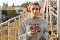 Gurl Power Hustle and Heart Womens Hockey Hoodie